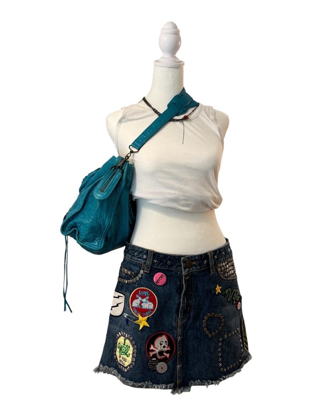 Vintage Marc by Marc Jacobs denim mini skirt size 4